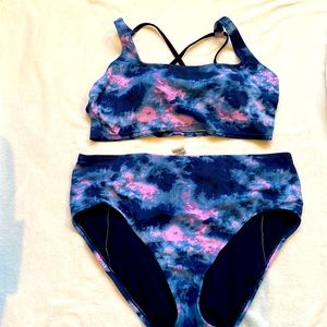 Womens size XL high waisted swim suit